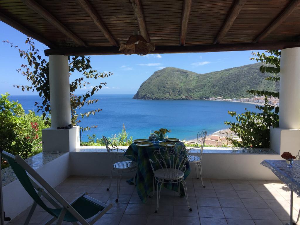 Villa Vista Mare Mela Lipari  Exterior foto