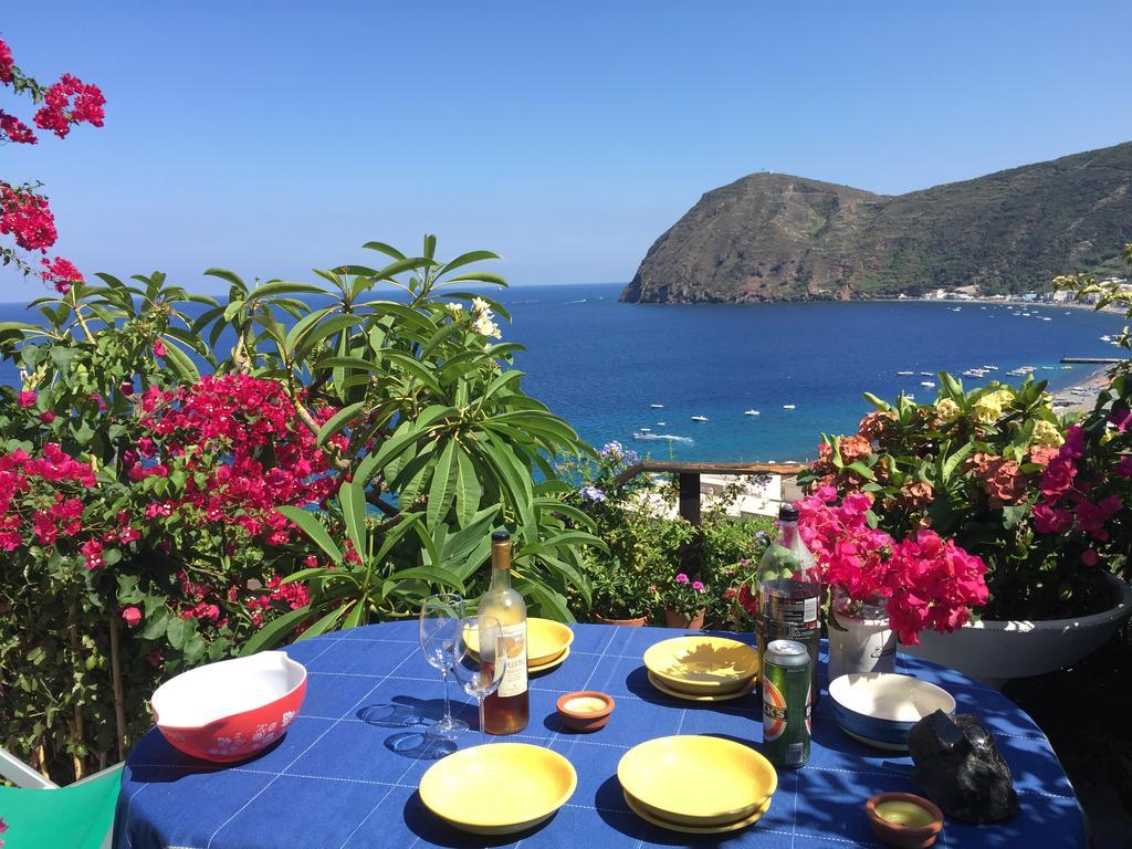 Villa Vista Mare Mela Lipari  Exterior foto