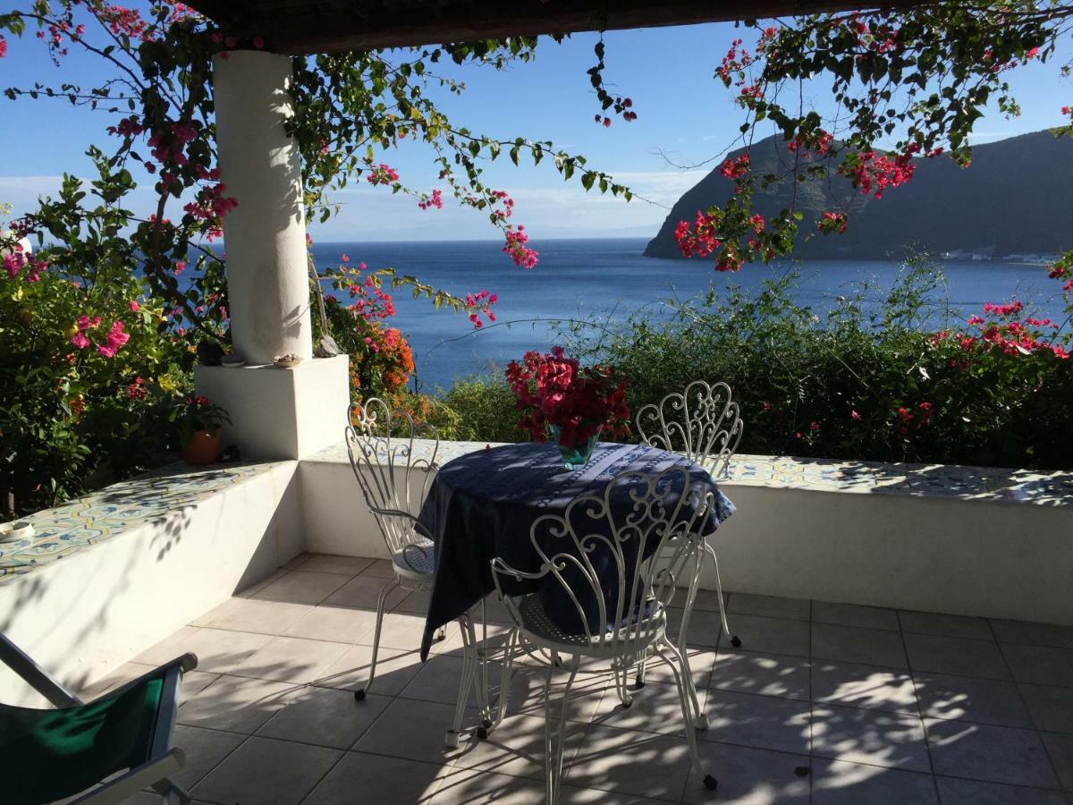 Villa Vista Mare Mela Lipari  Exterior foto